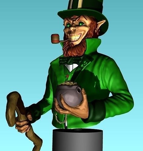 Leprechaun 3D model 3D printable | CGTrader