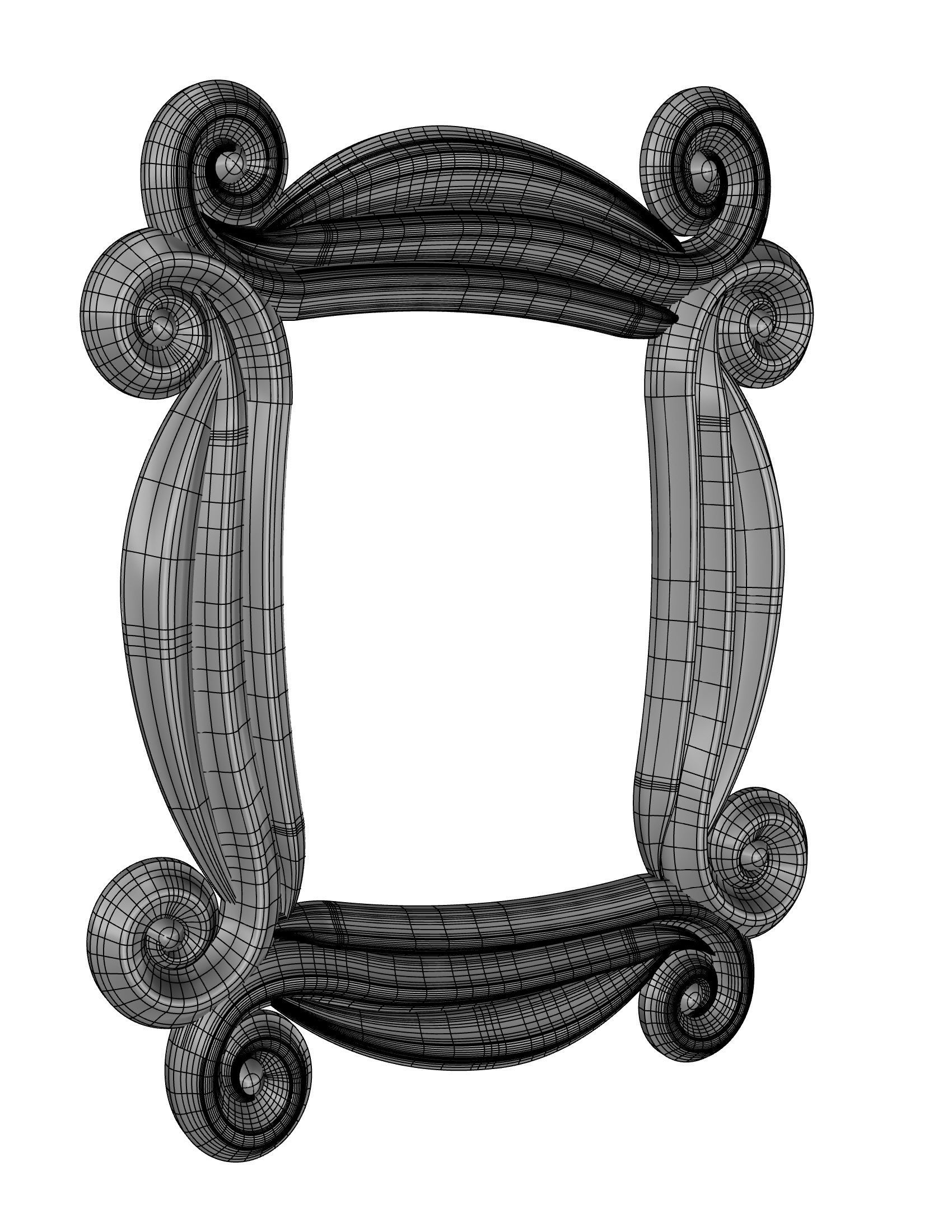 friends frame 3D model CGTrader