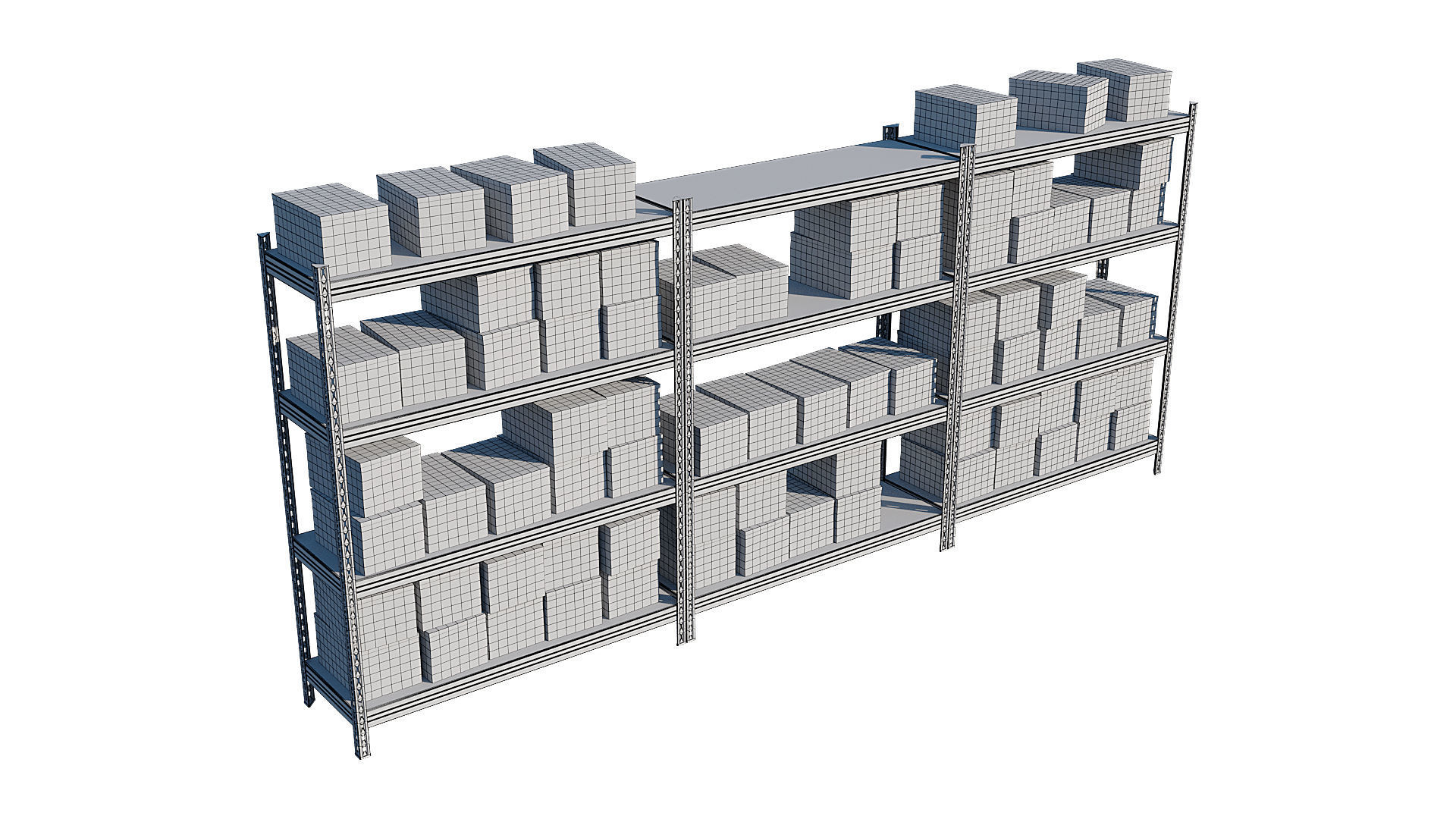 Warehouse Racking 3D model | CGTrader