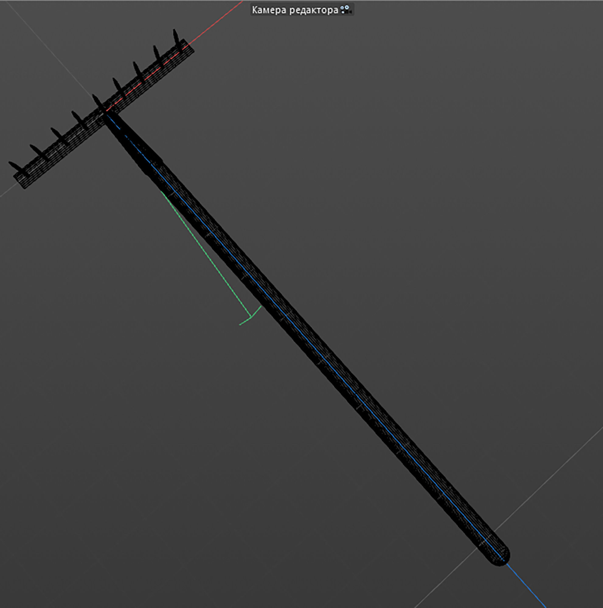 3D model rake garden VR / AR / low-poly | CGTrader