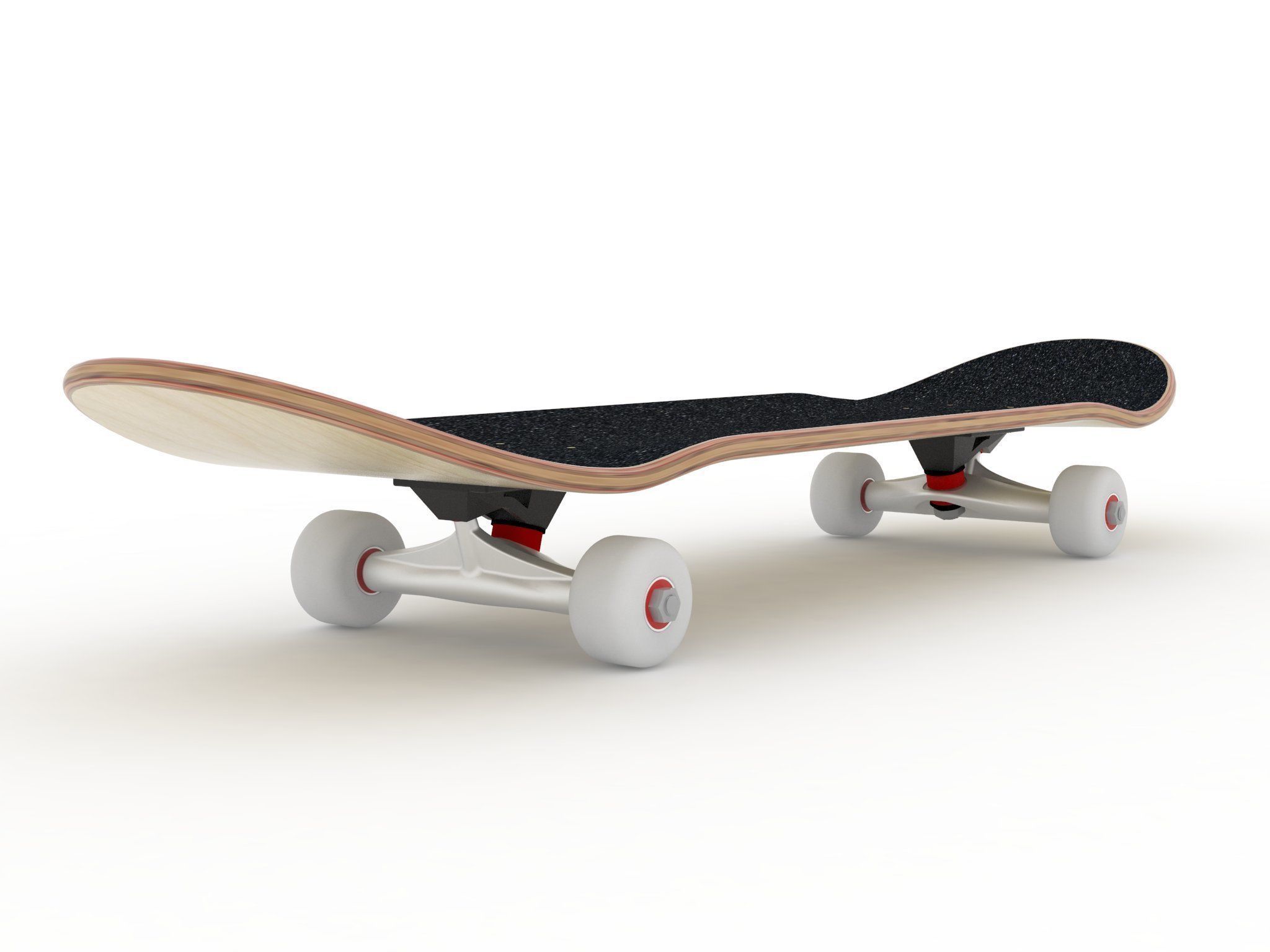 Skateboard mold mellow concave Ready to be milled 3D model CGTrader