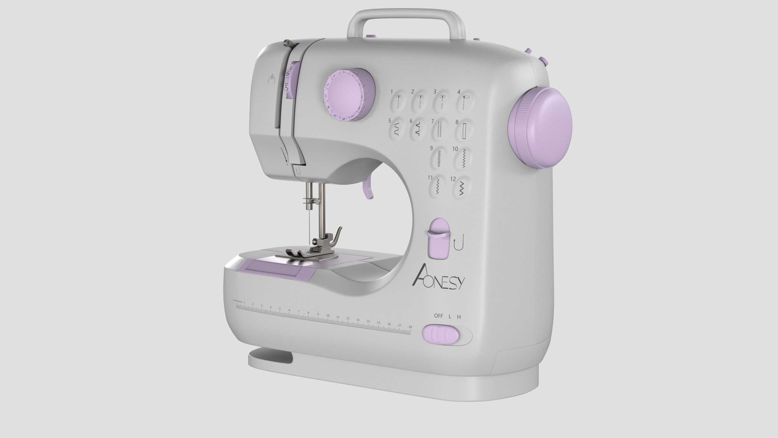 Aonesy Portable Sewing Machine 3D model CGTrader