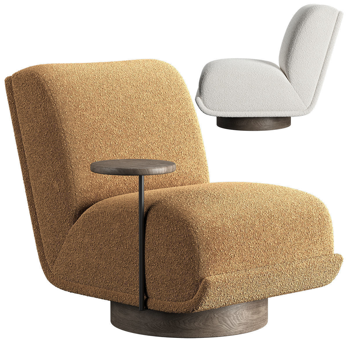 Bronwyn Swivel Chair 3D model | CGTrader