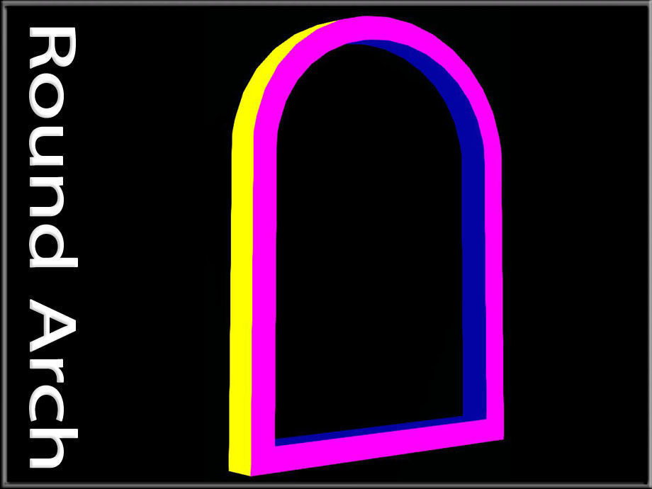 3D model Round Arch VR / AR / lowpoly CGTrader