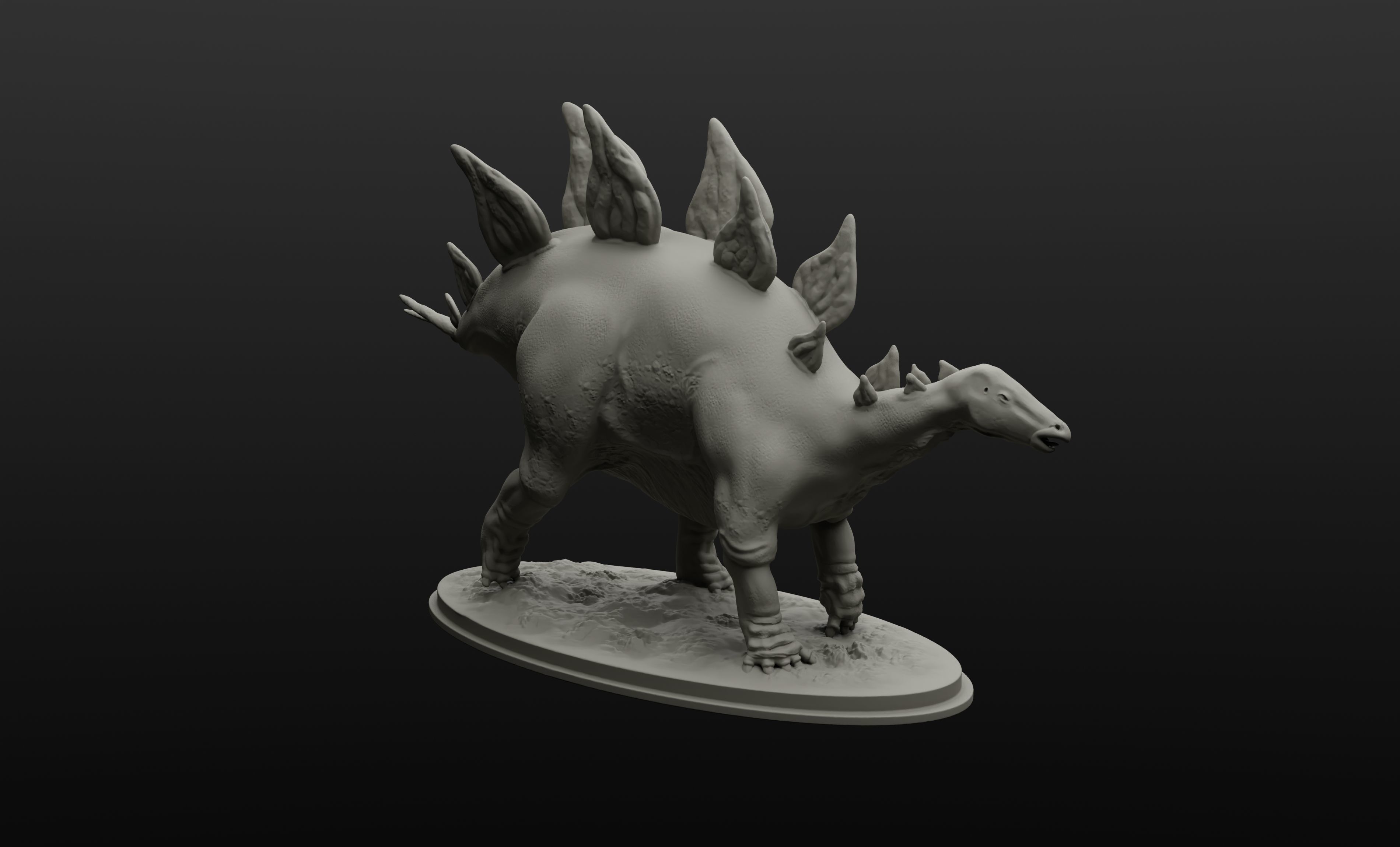 Stegosaurus model intended for 3D printing 3D model 3D printable | CGTrader