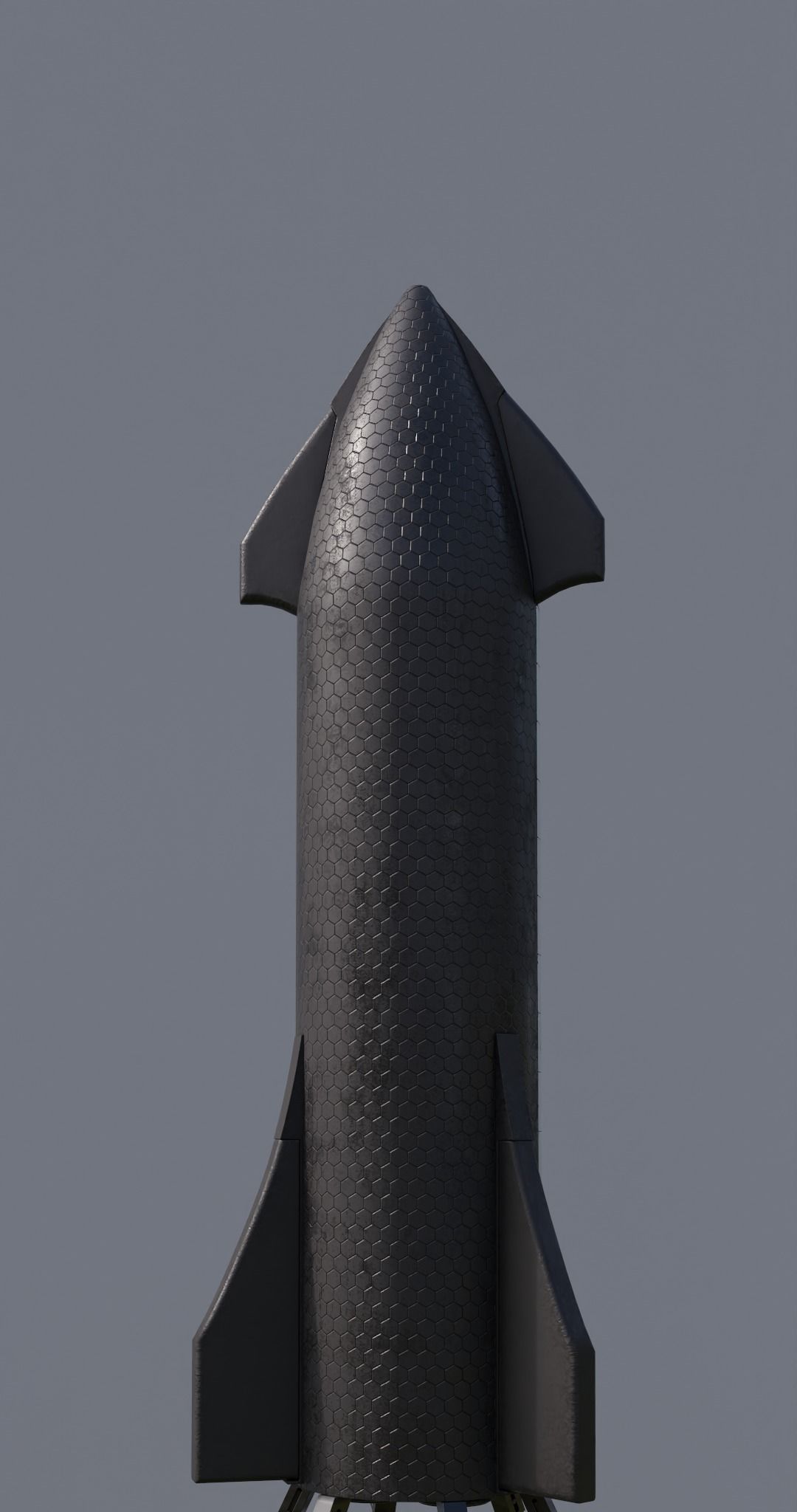 SpaceX Starship 3D model CGTrader