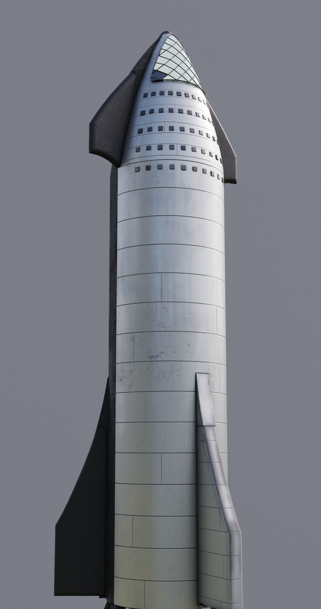 SpaceX Starship 3D model CGTrader