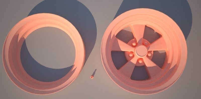 cragar s-s car wheel printable 3D model 3D printable | CGTrader