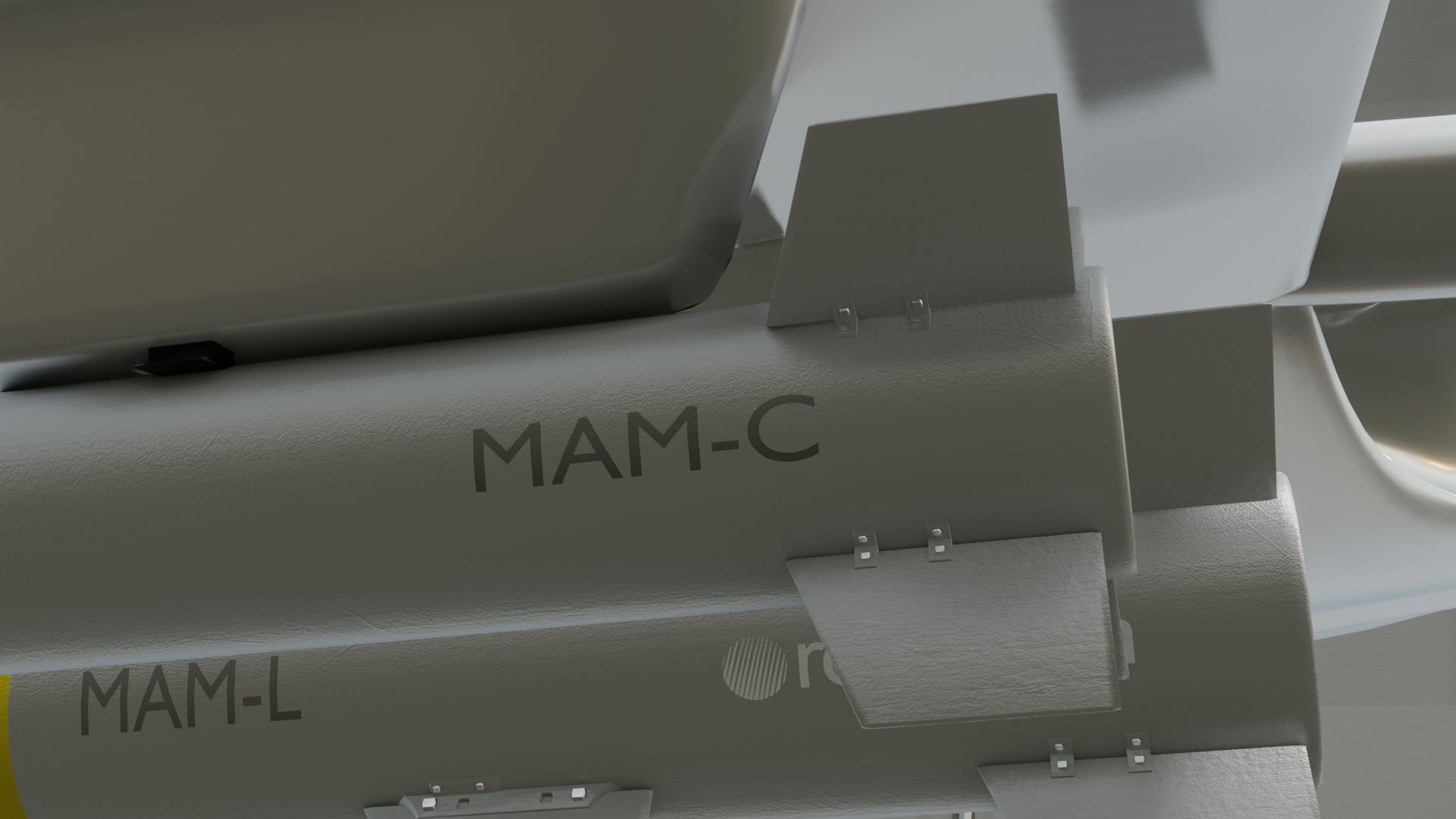 3D model MAM L and MAM C Micro Smart Munition Bomb VR / AR / lowpoly