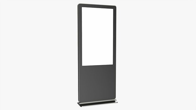 Advertising display LCD mockup