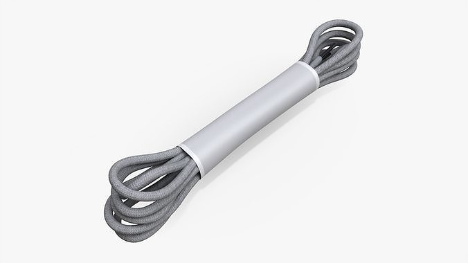 Formal round shoelace bundle 01 3D model