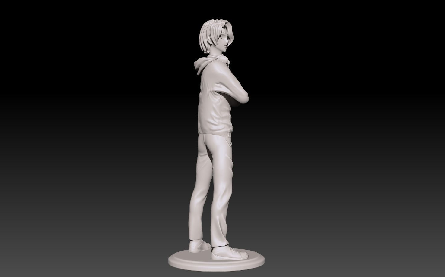 Anime boy character free 3D model 3D printable | CGTrader