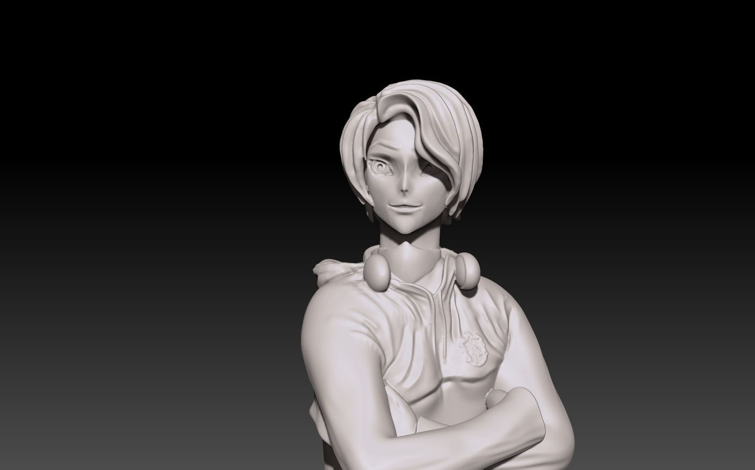 Anime boy character free 3D model 3D printable | CGTrader