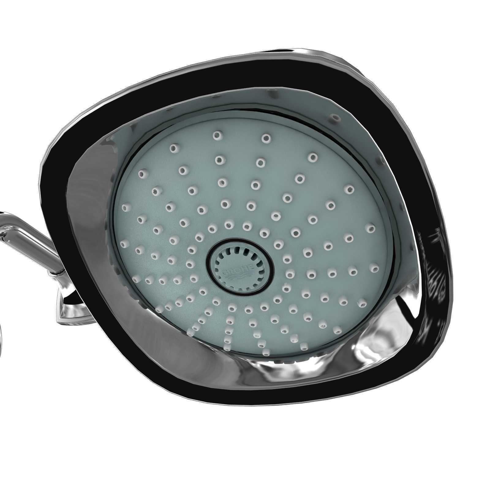 Grohe shower head 3D model CGTrader