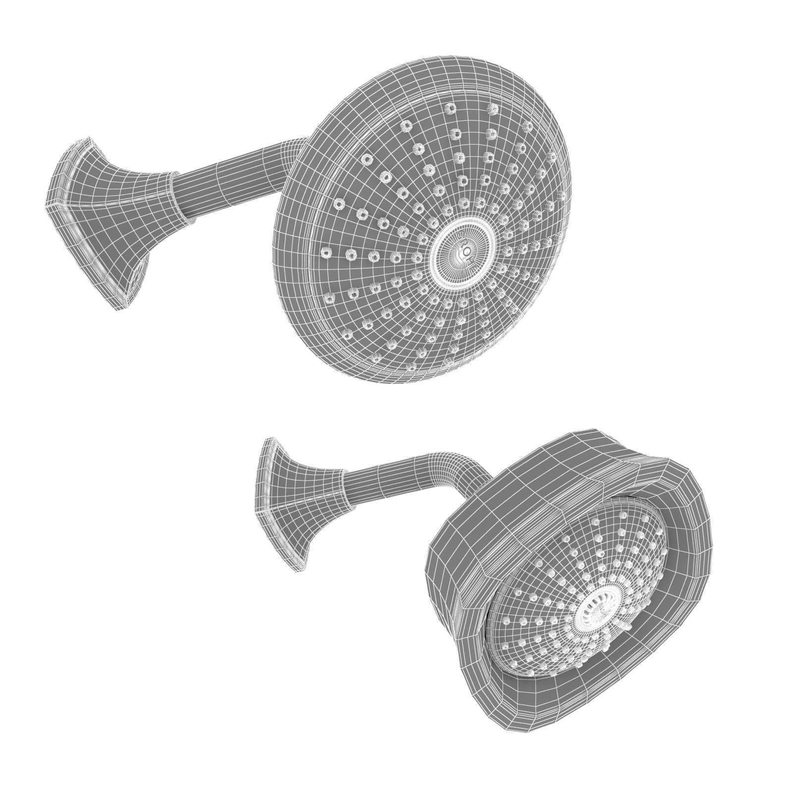 Grohe shower head 3D model CGTrader