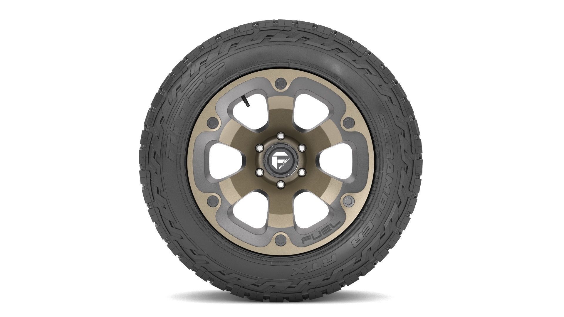 OFF ROAD WHEEL AND TIRE 2 3D model CGTrader