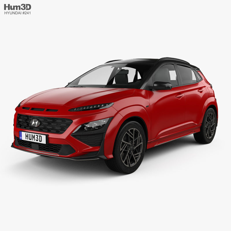 3D model Hyundai Kona NLine 2020 CGTrader