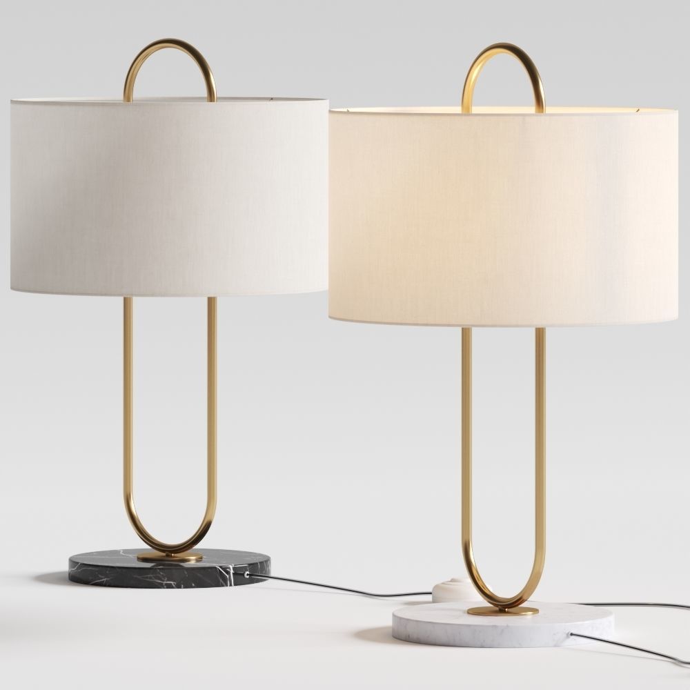 CB2 Exclusive Warner Table Lamps 3D CGTrader