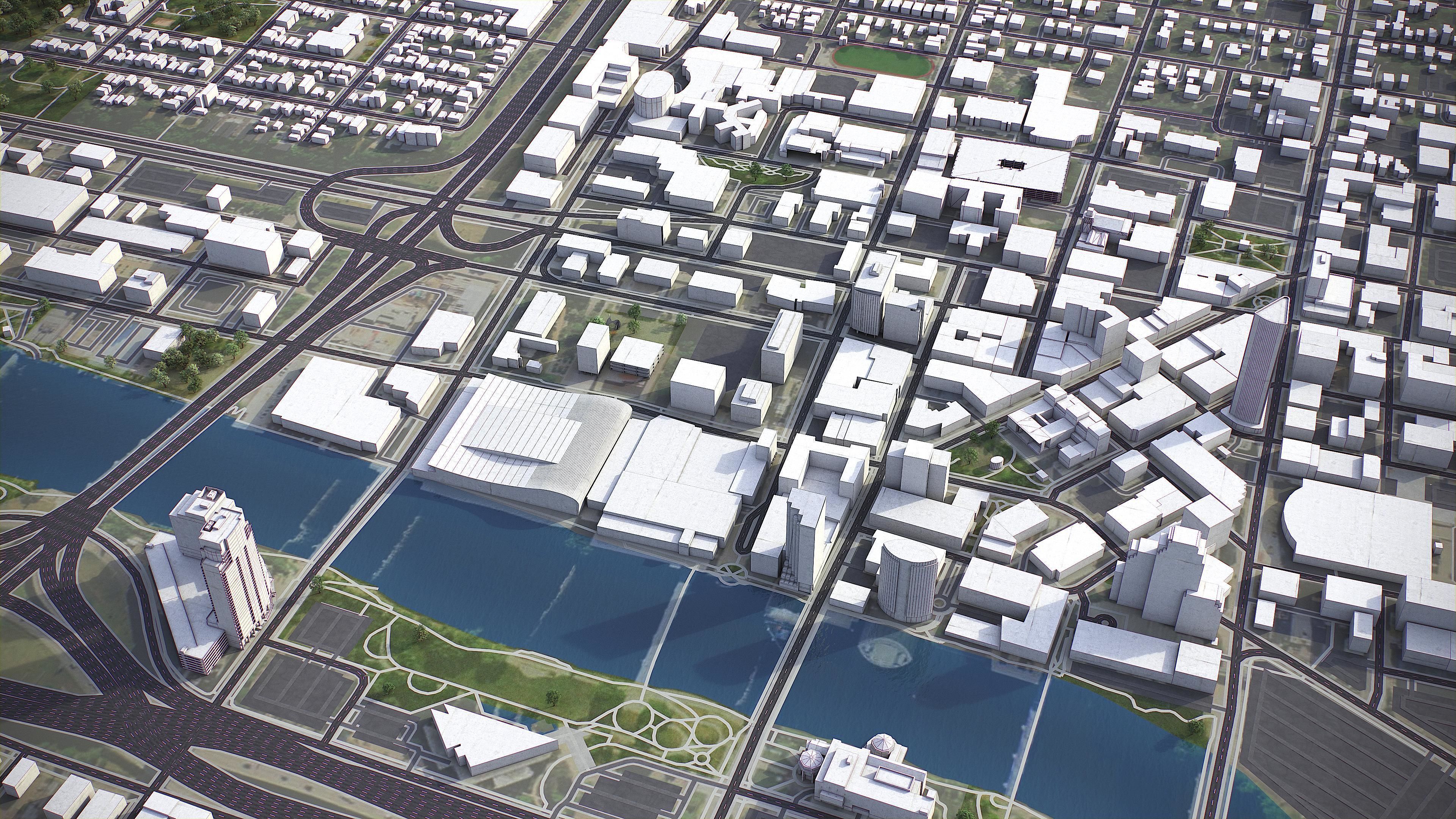 Poly Rapids 3D model Grand Rapids VR / AR / low-poly | CGTrader