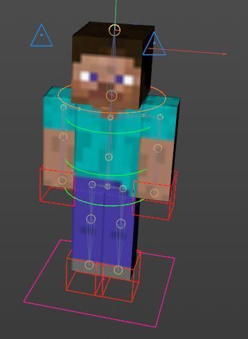 3D model STEVE MINECRAFT FOR ANIMATE VR / AR / low-poly | CGTrader