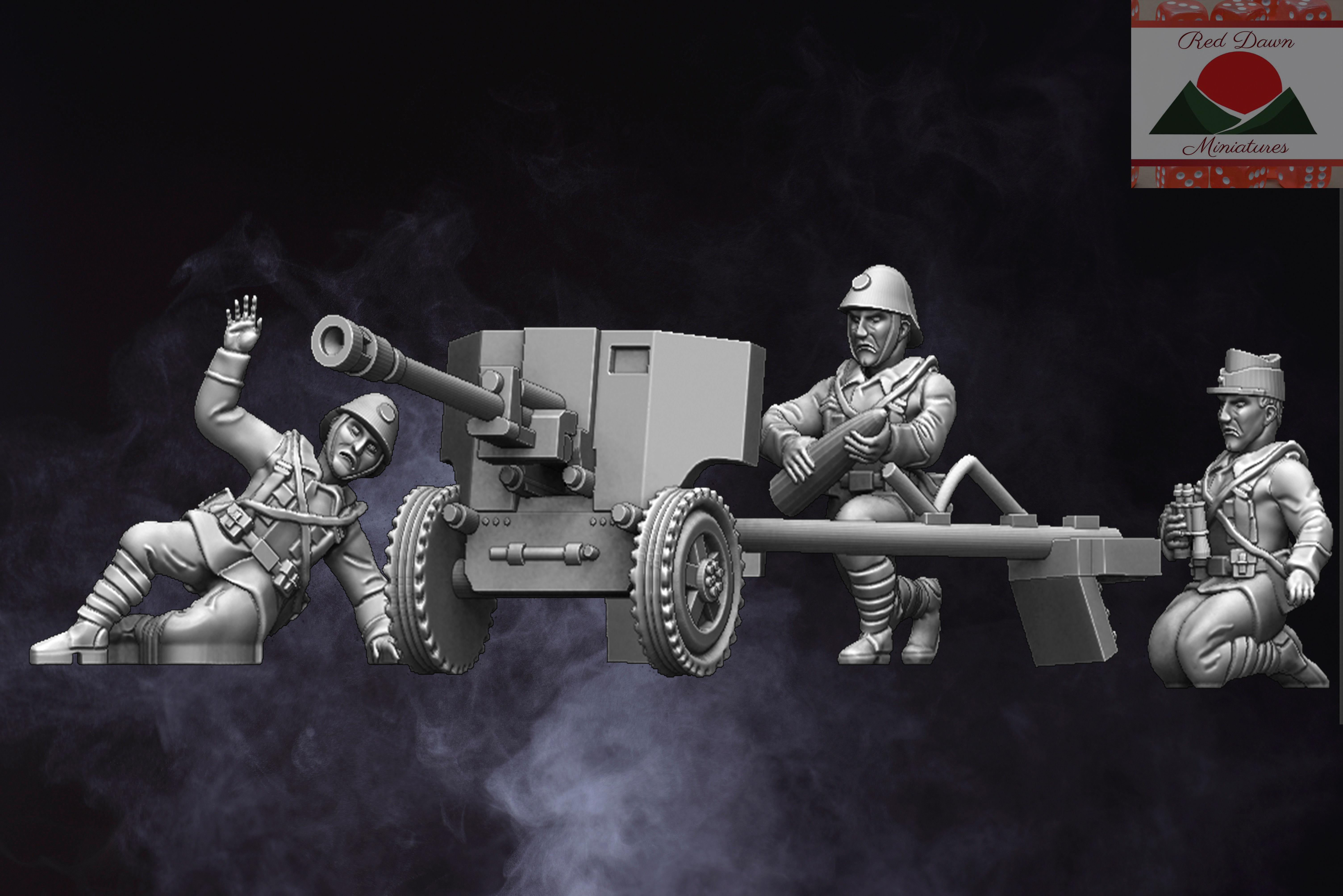 28mm Romanian Artillery WW2