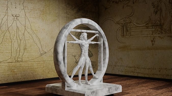 Vitruvian Man 3D model | CGTrader