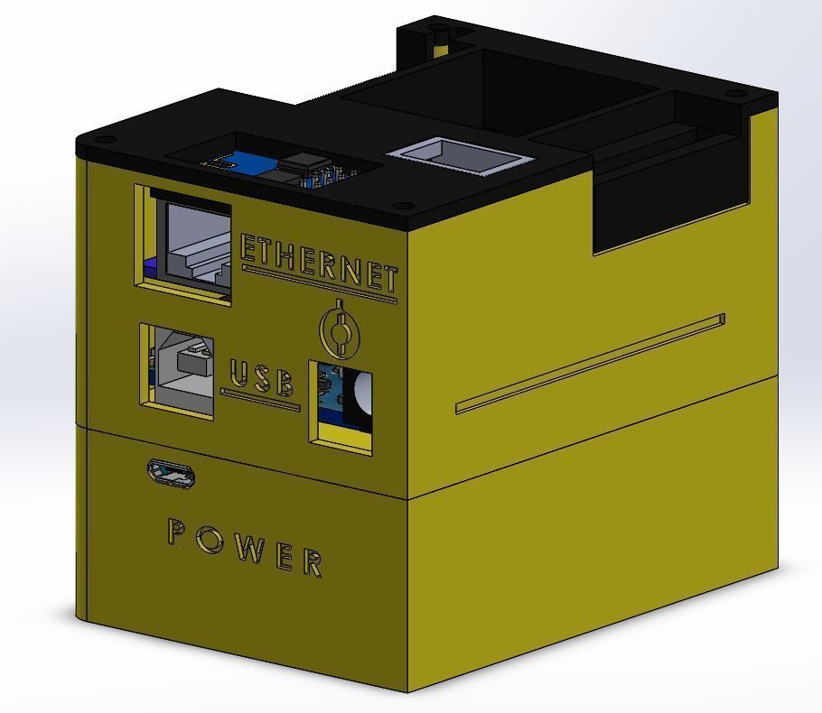 Rechargeable Ethernet Module Arduino - Modulo Ethernet Arduino 3D model ...