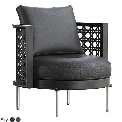 TORII NEST ARMCHAIR Minotti 3D model CGTrader