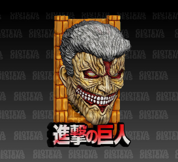 Attack on Titan Armored Titan 3D model CGTrader