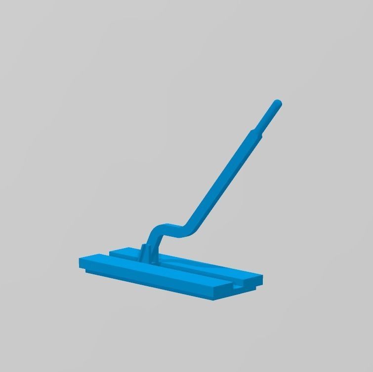 MANUAL POINT LEVER 7MM SCALE O GAUGE MODEL RAILWAY BUILDING 3D model 3D