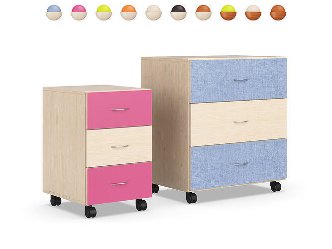 Legenda TB01 sideboard and KD01 chest of drawers 3D model