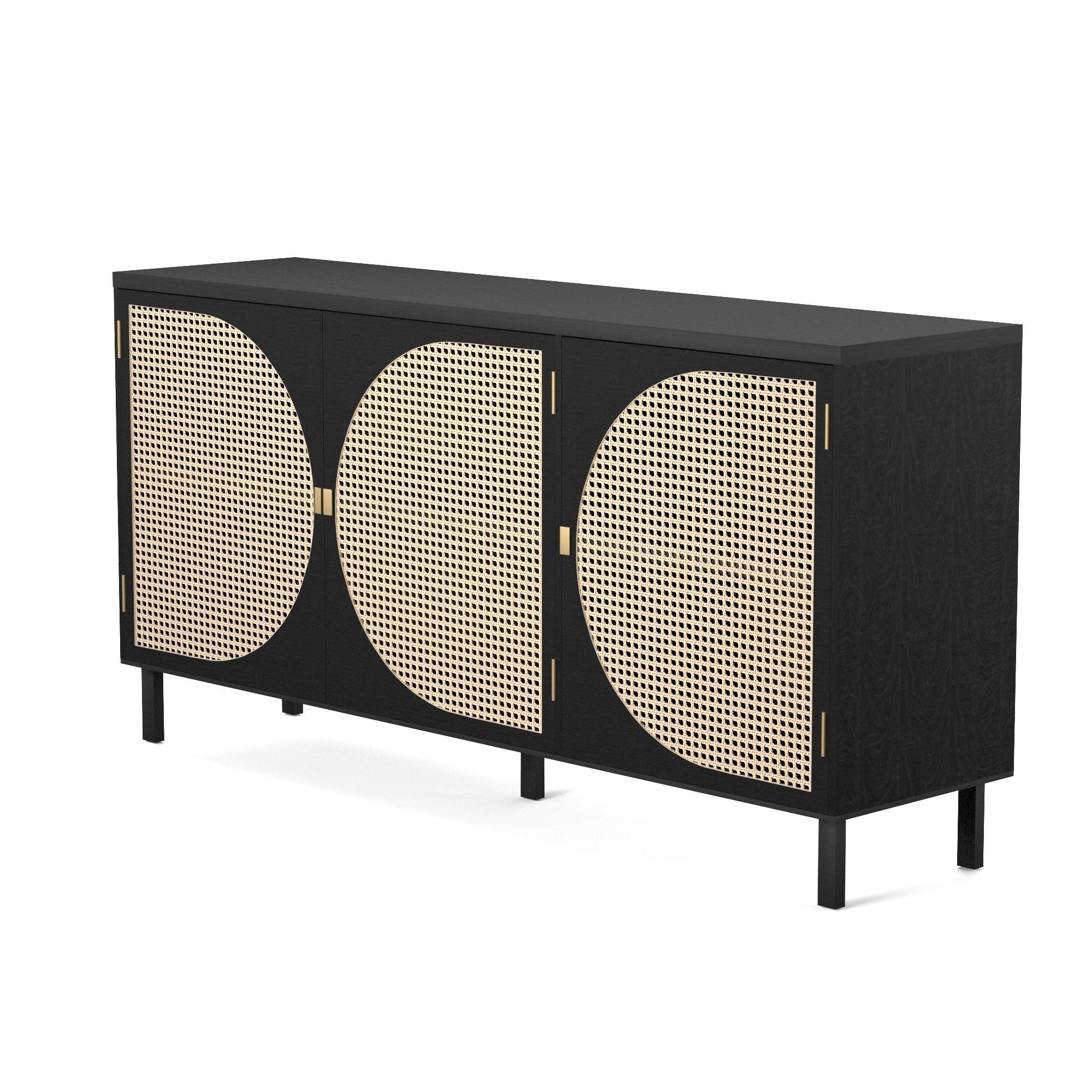 Adina Cane bing Dresser Black 3D model CGTrader