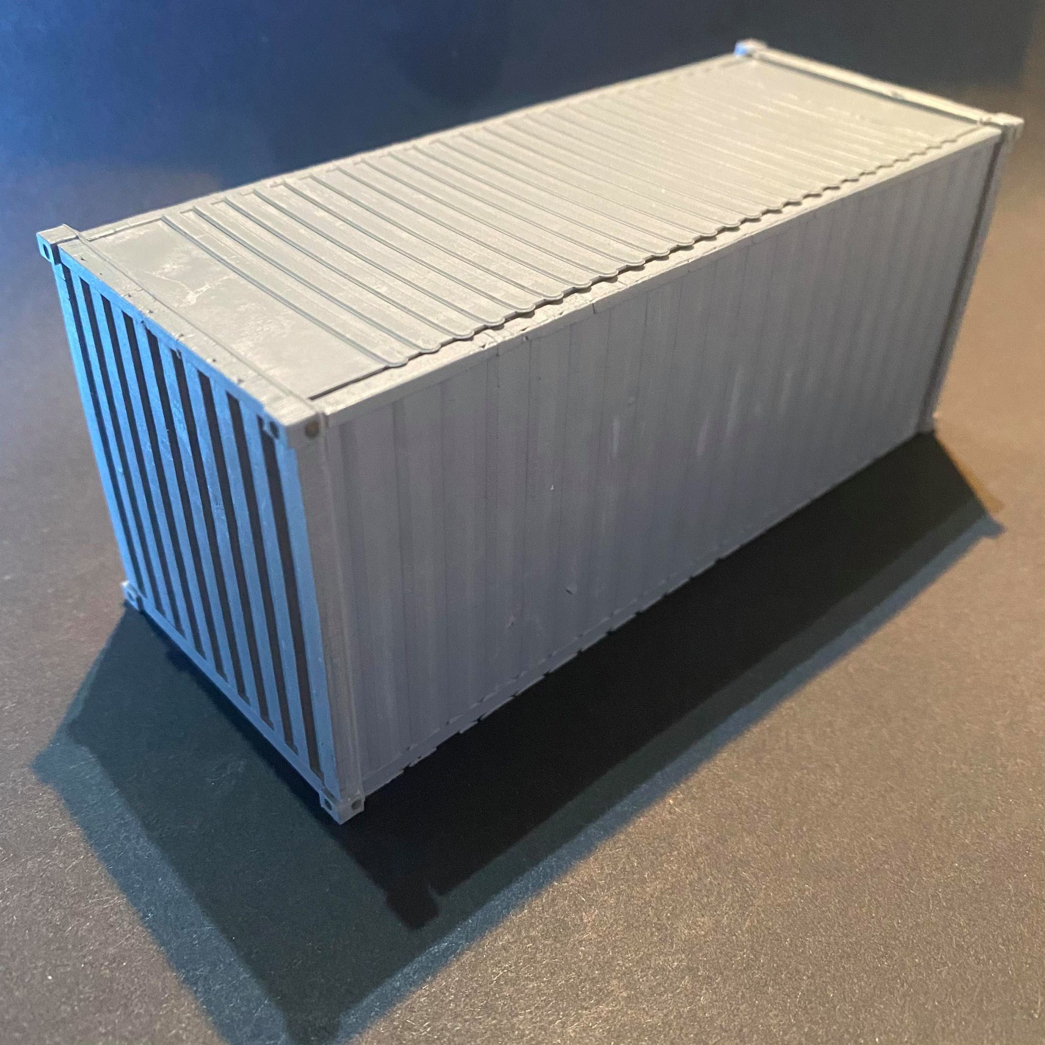 20FT SHIPPING CONTAINER 7MM SCALE O GAUGE MODEL RAILWAY 3D model 3D ...