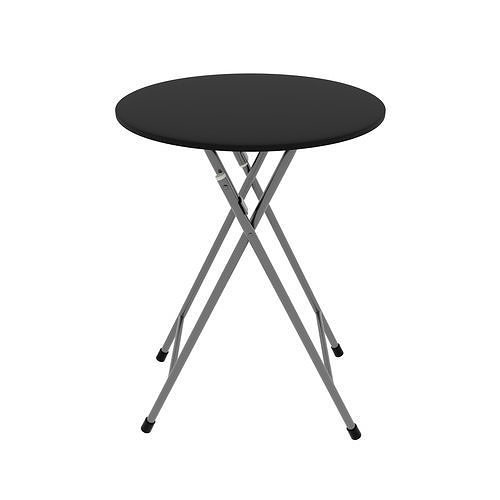 Folding round table free 3D model CGTrader
