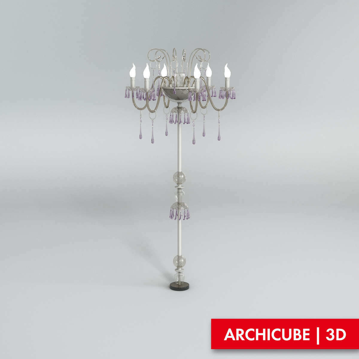 Classic Floor Lamp 3D model