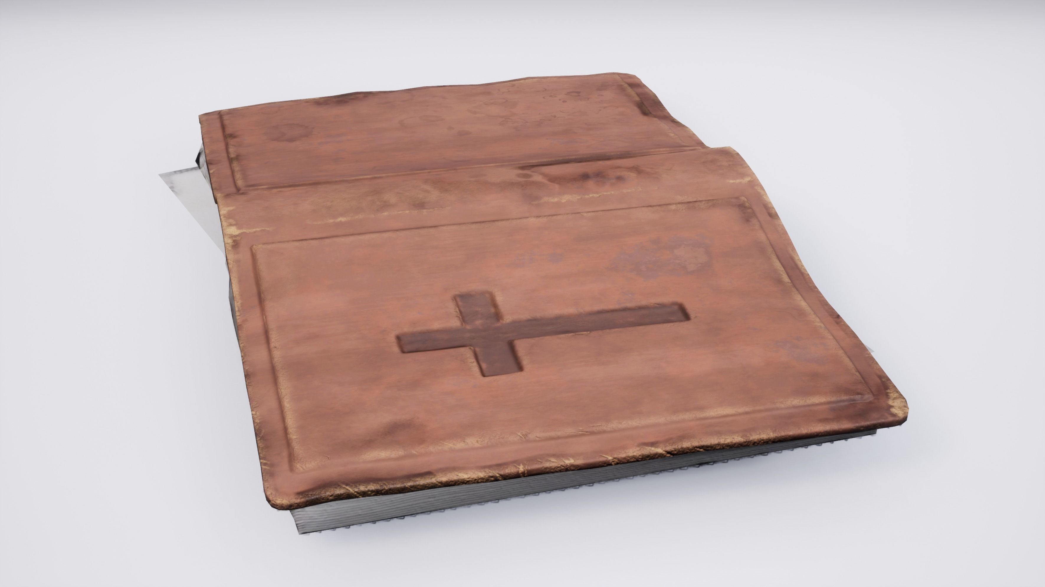 3D model Christian regalia Incense burner Bible Priest hat VR / AR