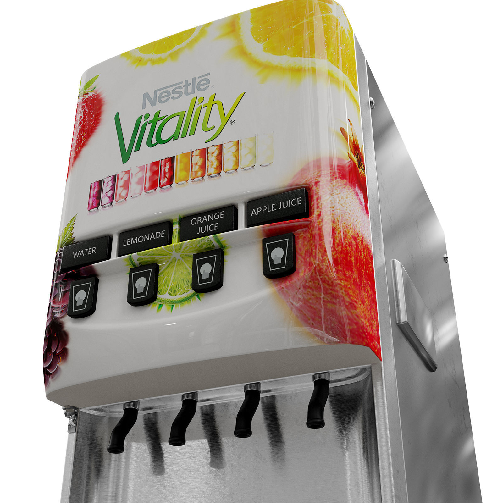 Nestle Vitality Flavored Water Dispenser 3D model CGTrader