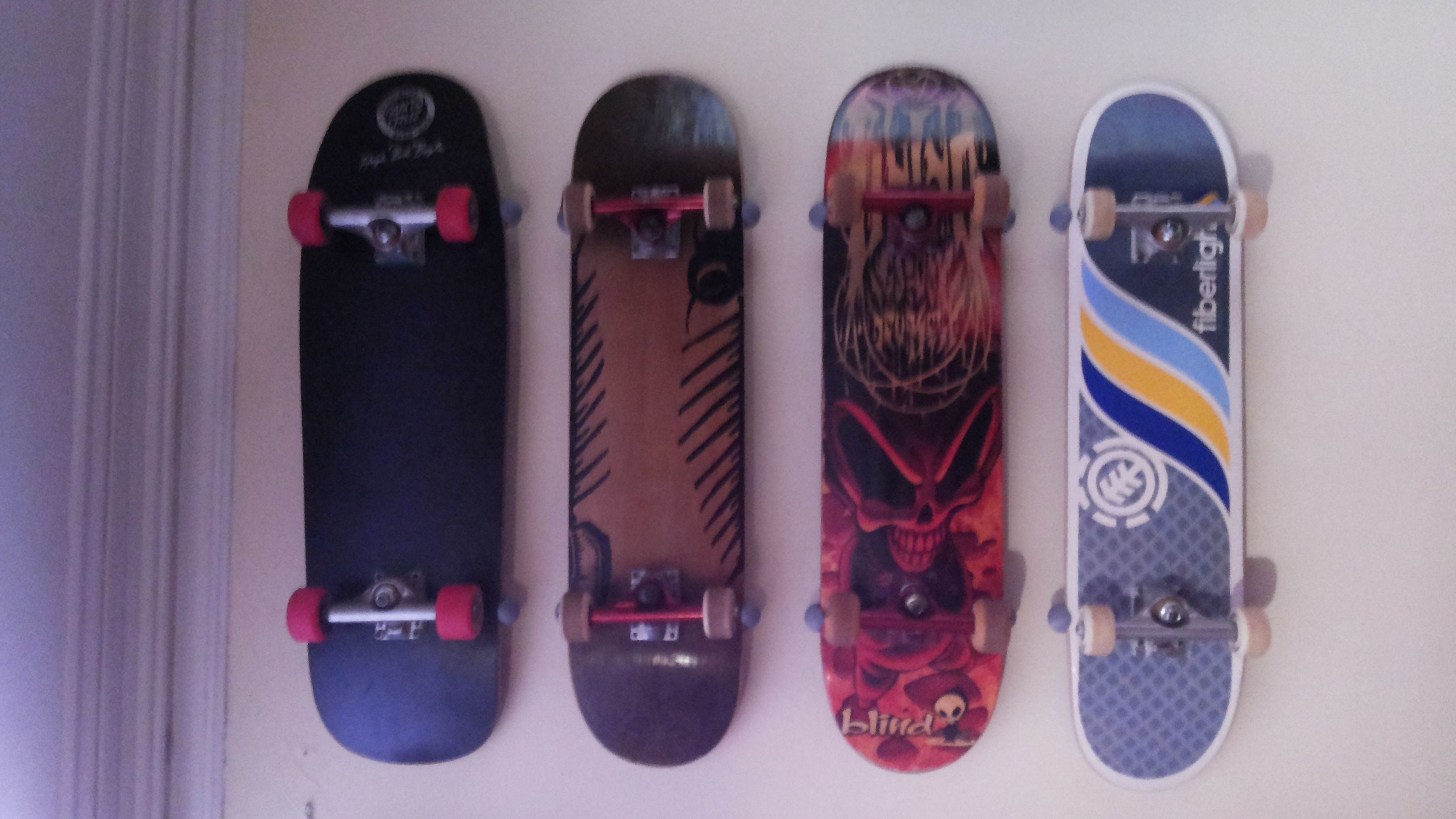 Skateboard Wall Mount 3D model 3D printable CGTrader