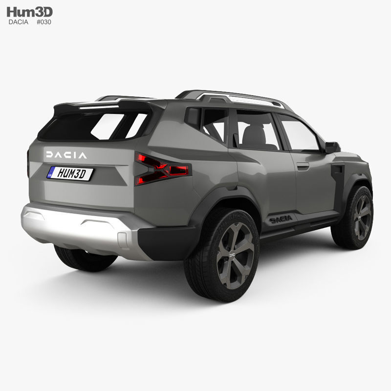 Dacia Bigster 2021 3D Model CGTrader