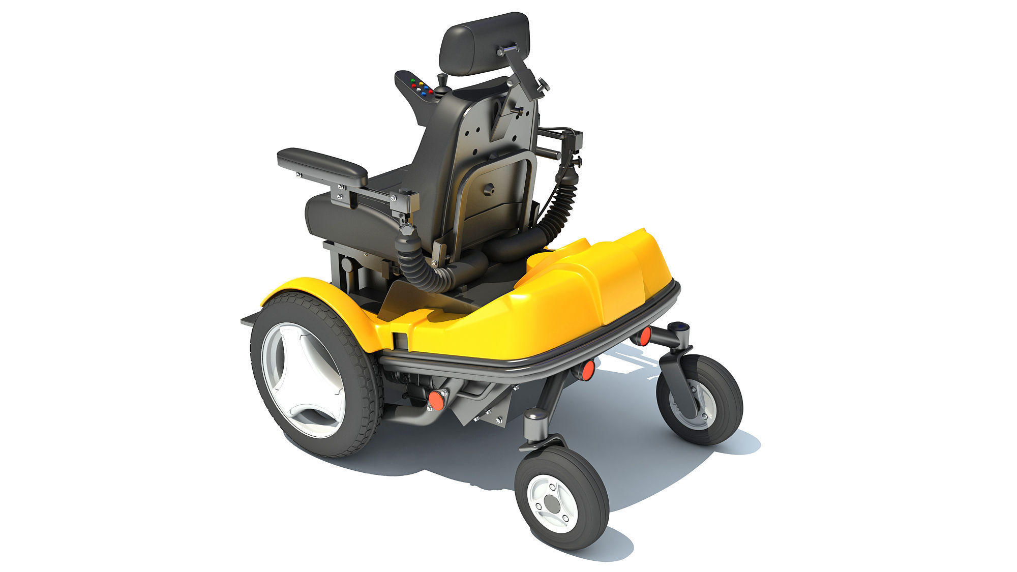 Electric Power Wheelchair 3D Model CGTrader