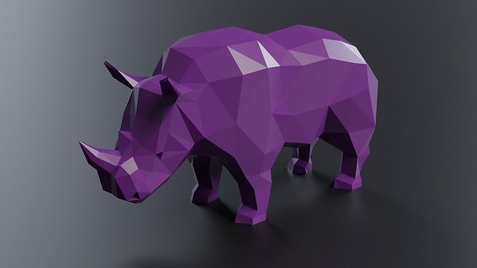 Rhinoceros 3D model 3D printable | CGTrader