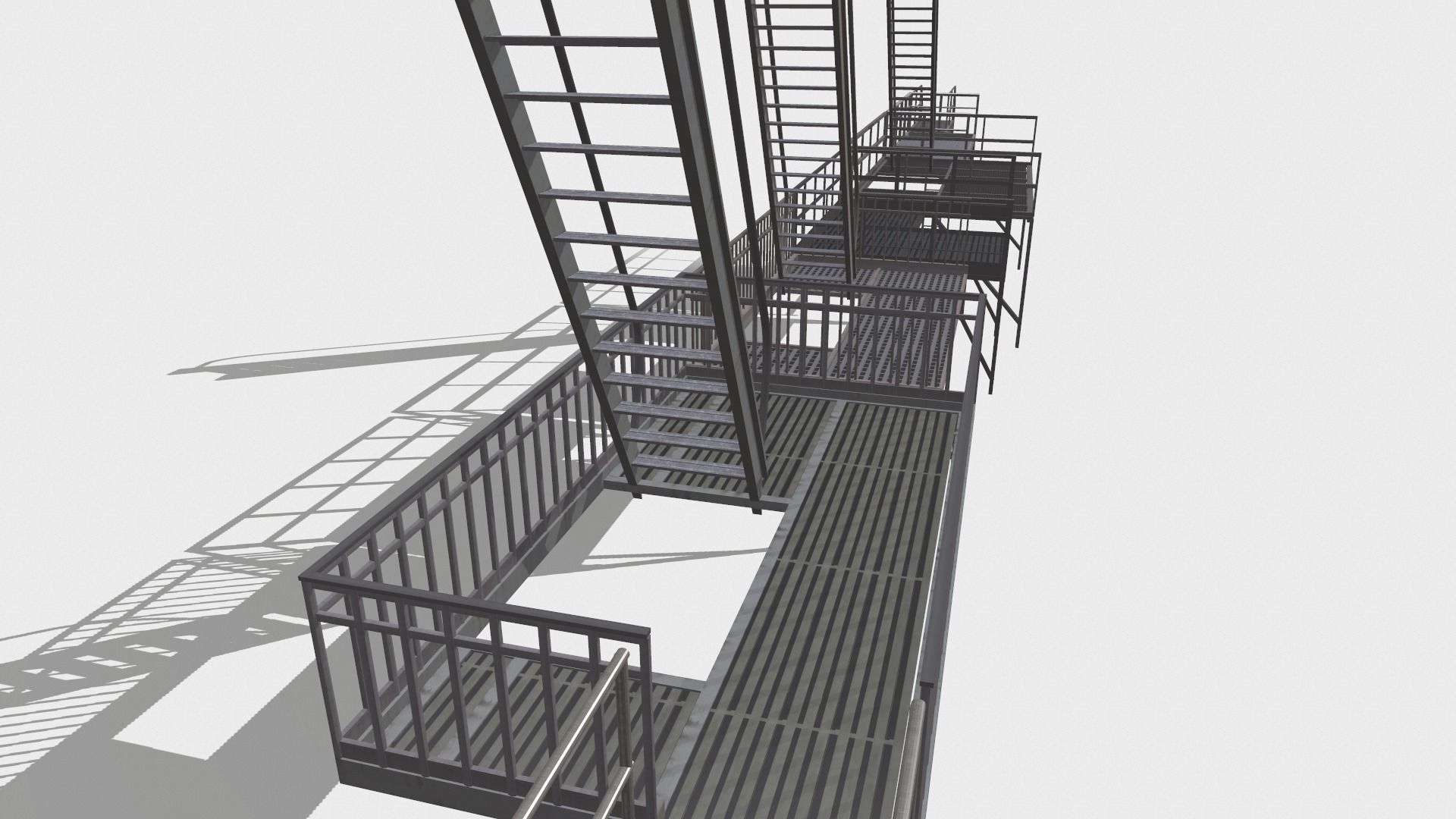 Fire ladders and platforms
