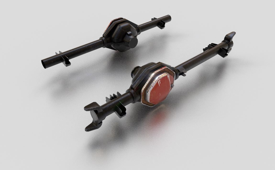 SOLID AXLES 3D model CGTrader
