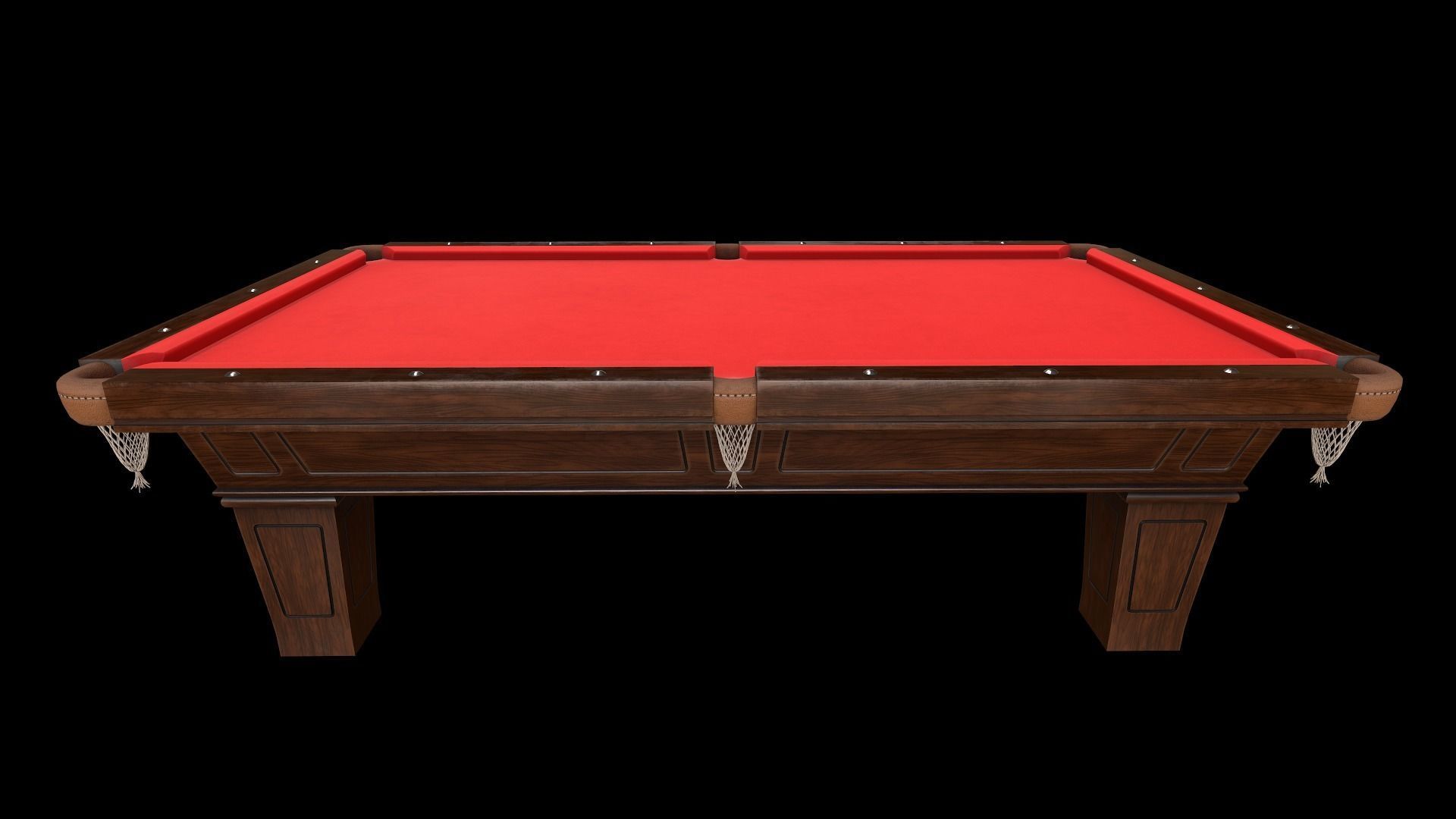 3D model Billiard Pool table and cue stand VR / AR / lowpoly CGTrader