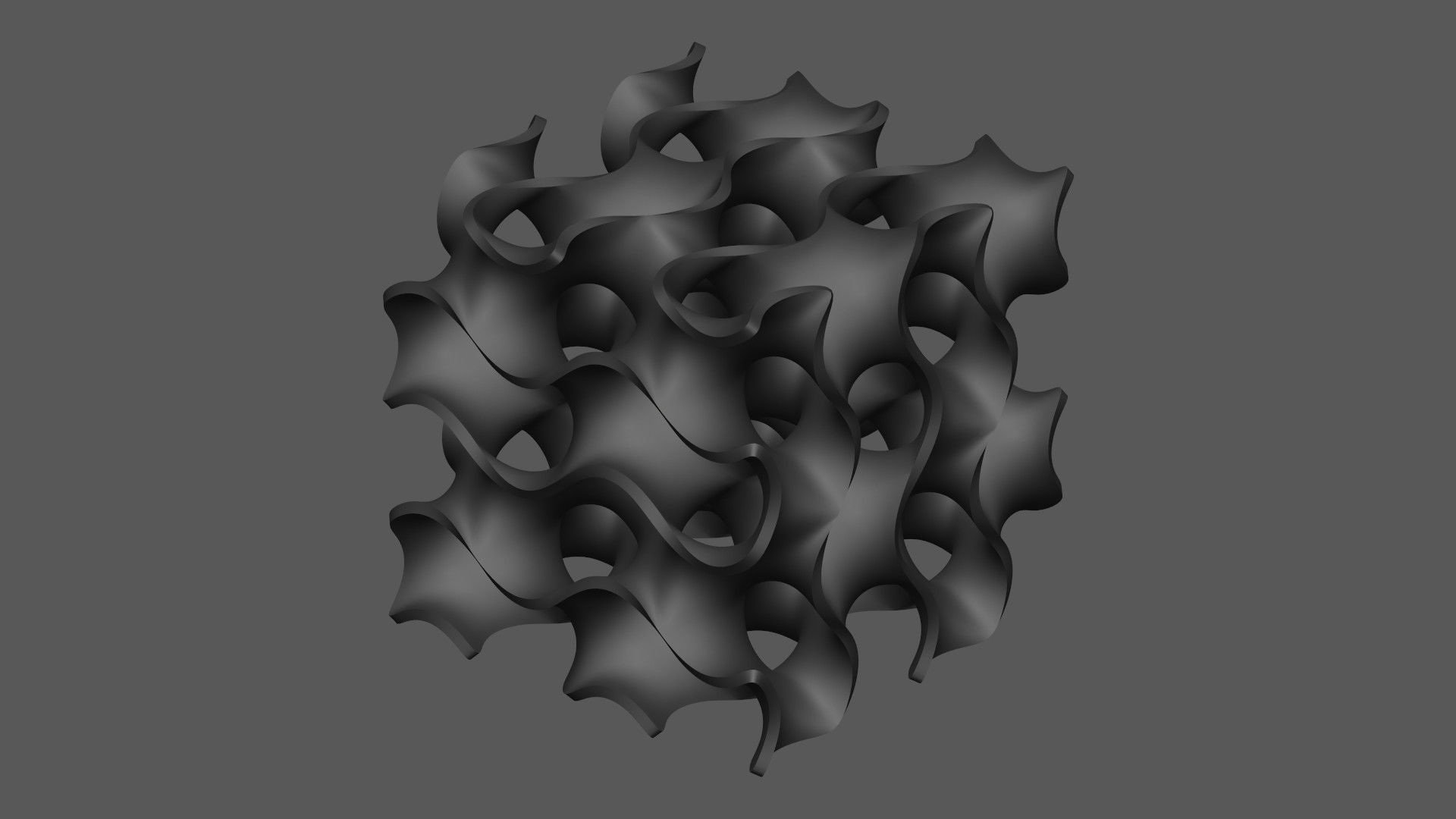 Abstract Shape Gyroid 3D model 3D printable | CGTrader