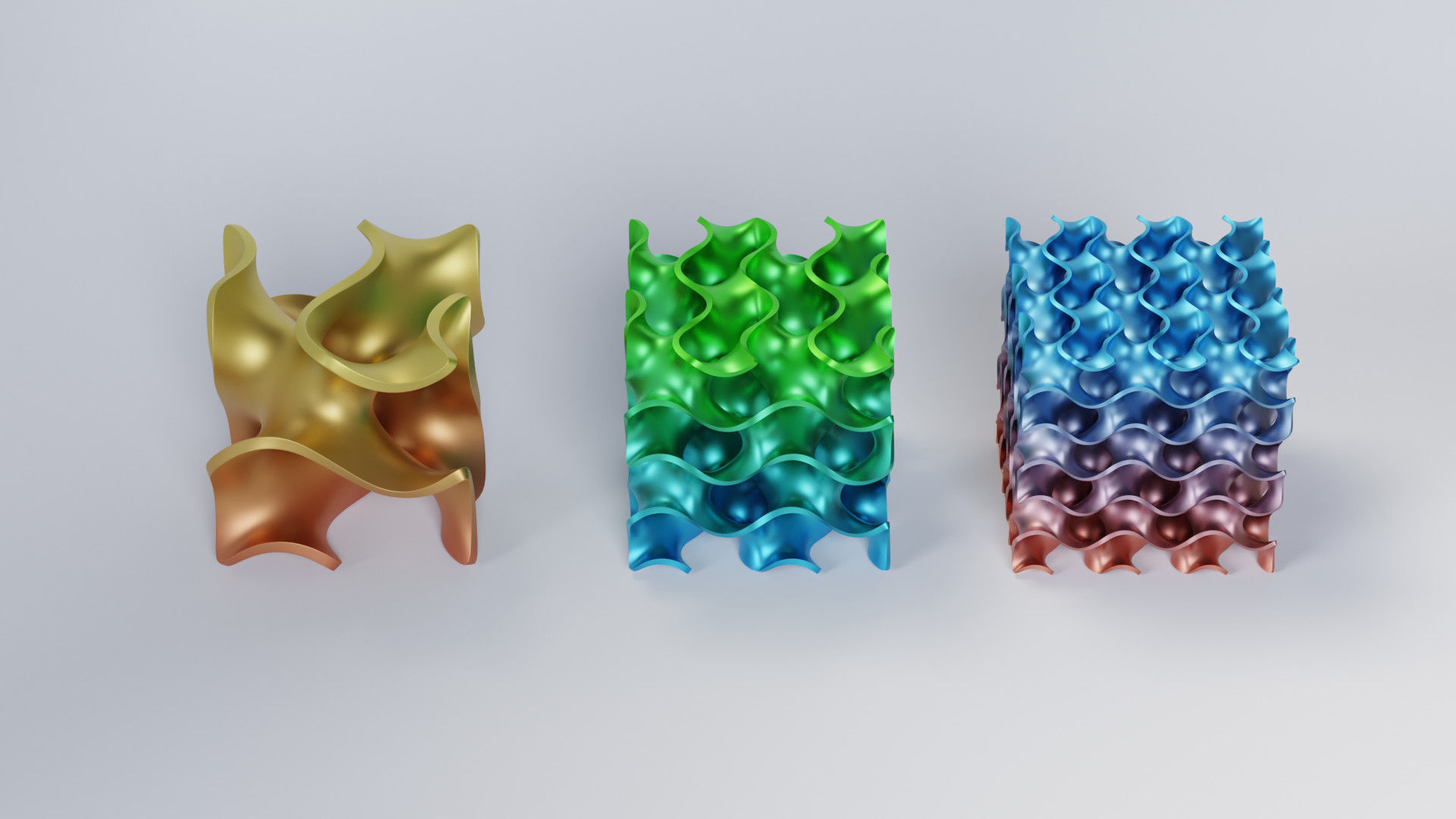 Abstract Shape Gyroid 3D model 3D printable | CGTrader