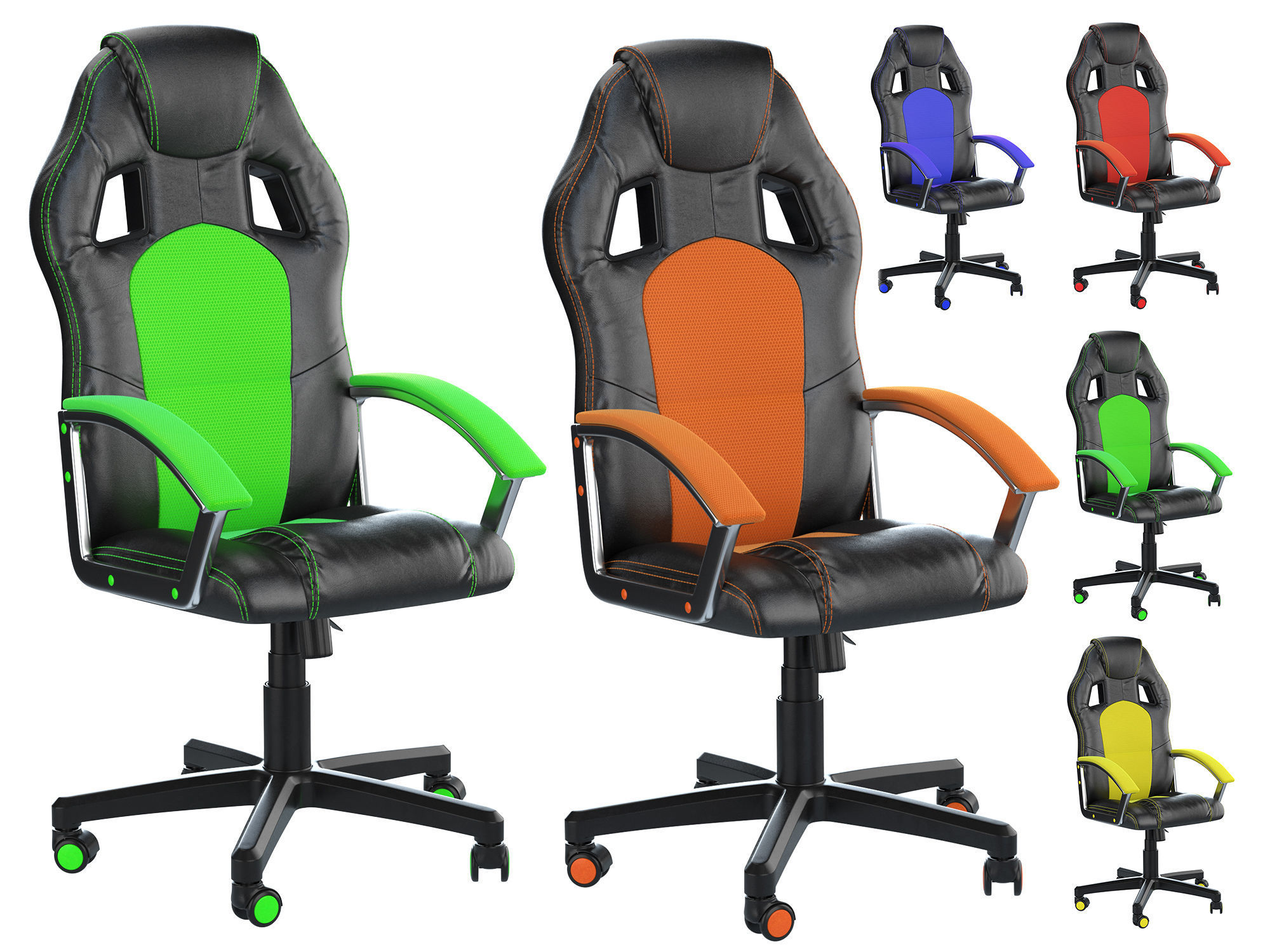 3D gaming Gaming Chair CGTrader