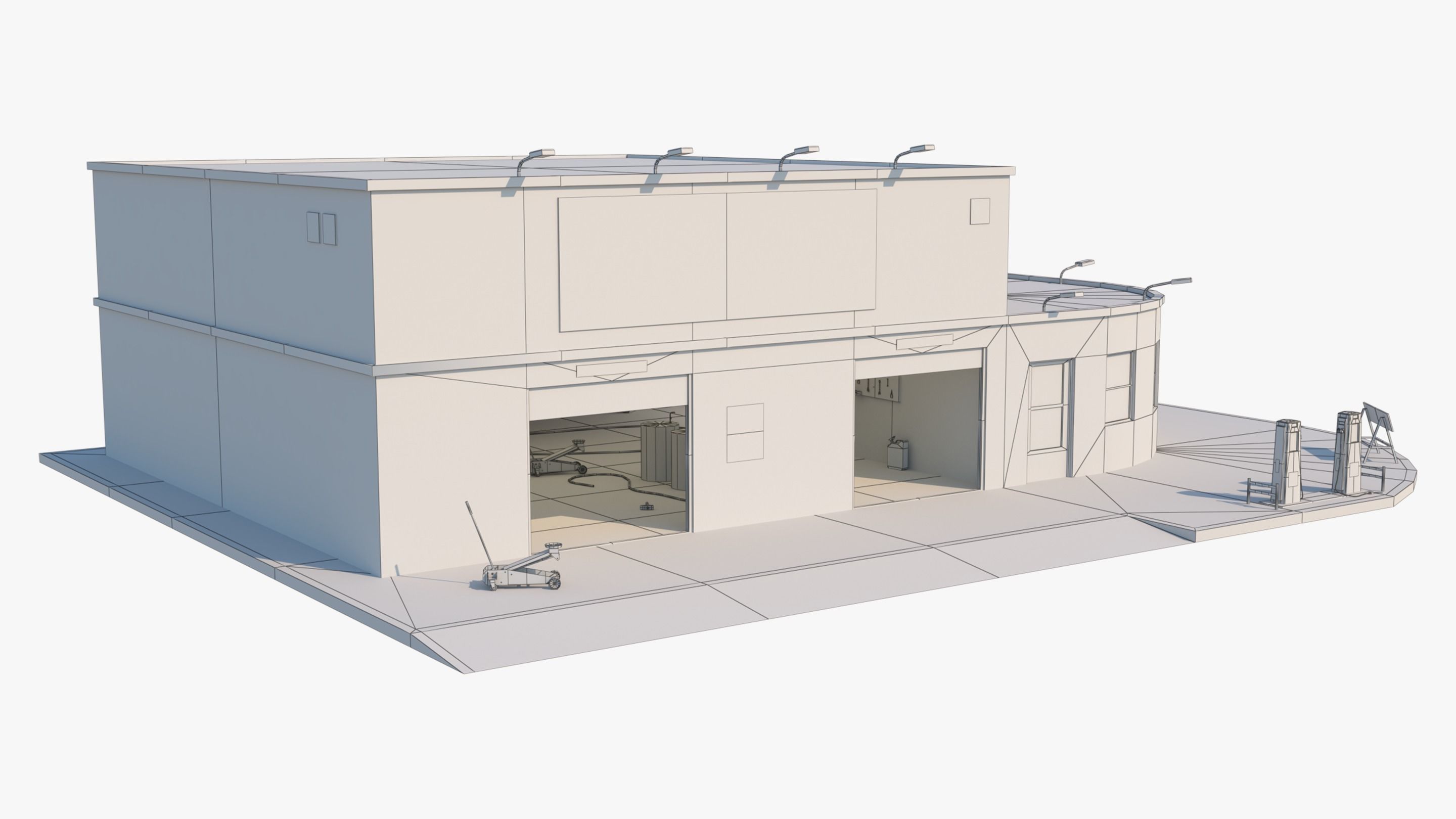 3D model Car Repair VR / AR / lowpoly CGTrader