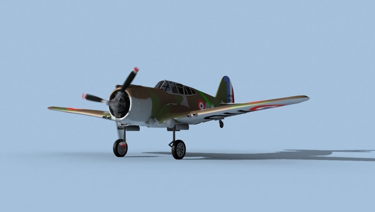 Curtiss H-75C Mohawk V10 France