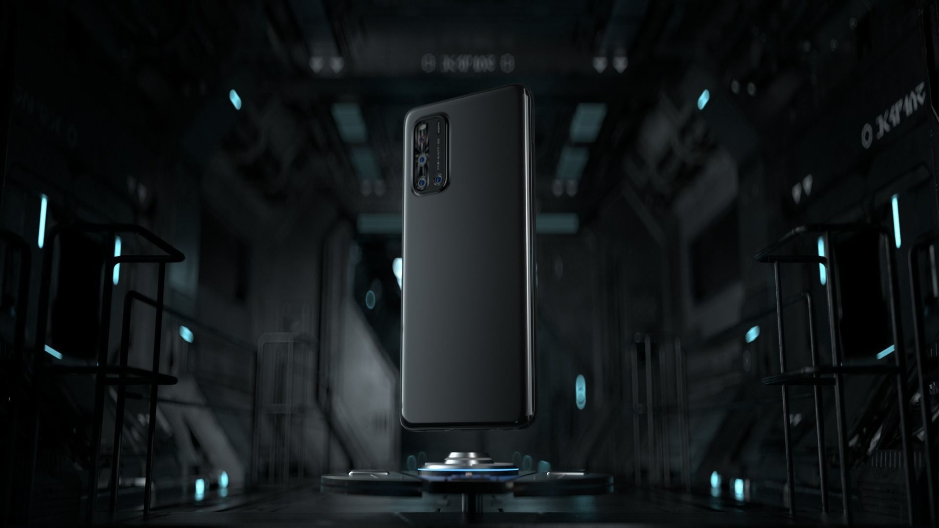 Phone version Wireless charging dock spacecraft Scifi